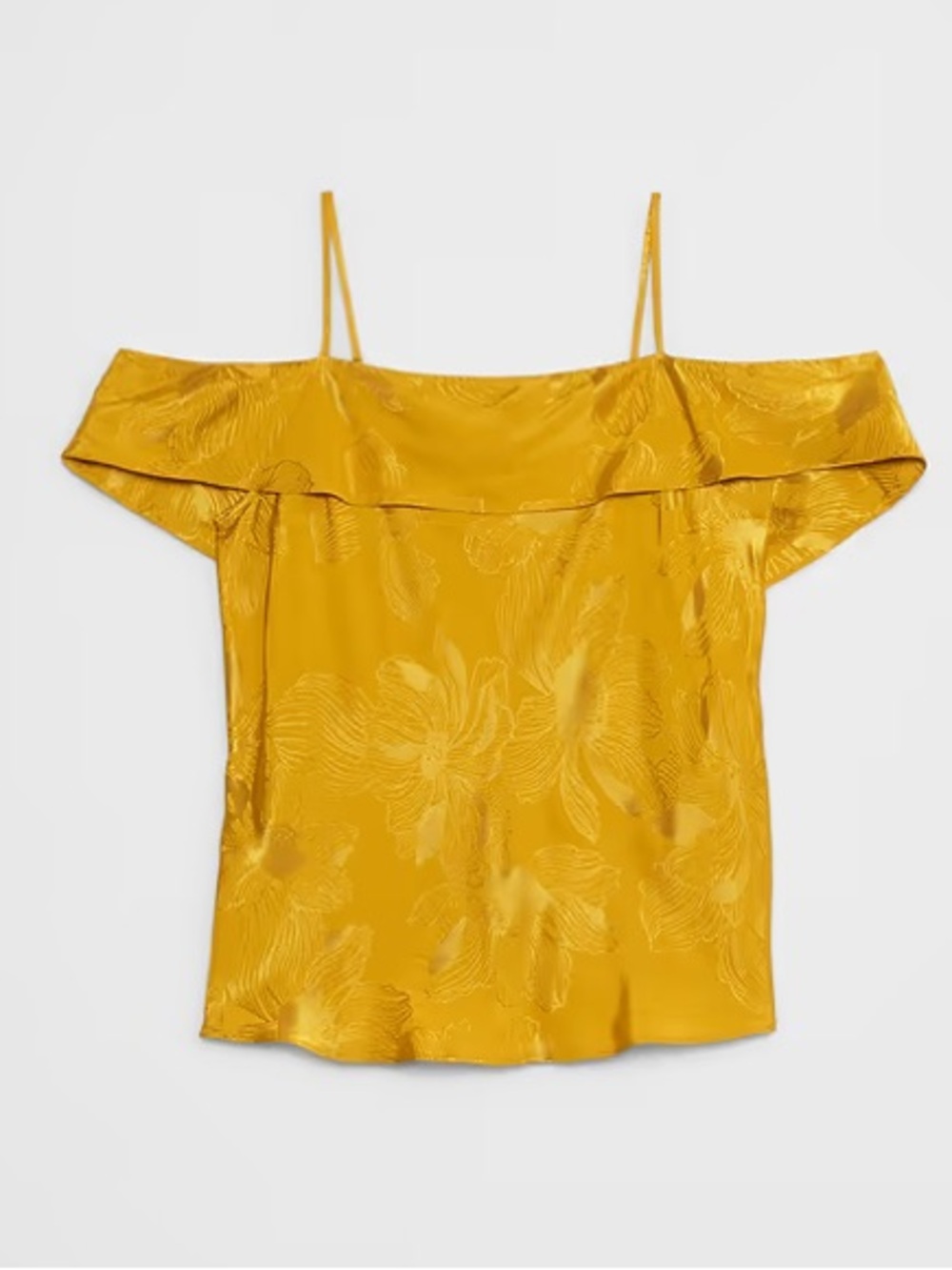 Banana Republic Strappy Draped Top Chai Tea Size 4